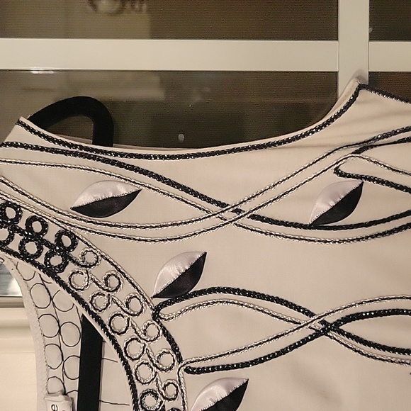 Lauren Michelle Women Embroidery Sleeveless Blouse Art Deco Artistry Feminine XL - Picture 5 of 9